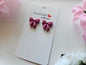 Tiny Bow Stud Earrings