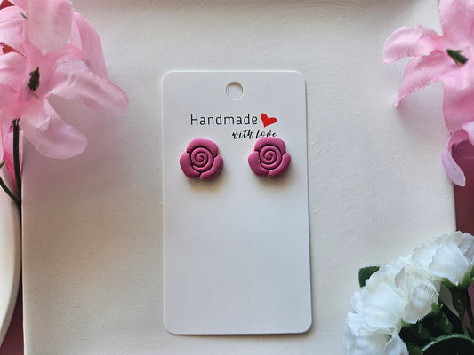 Rose Stud Earrings