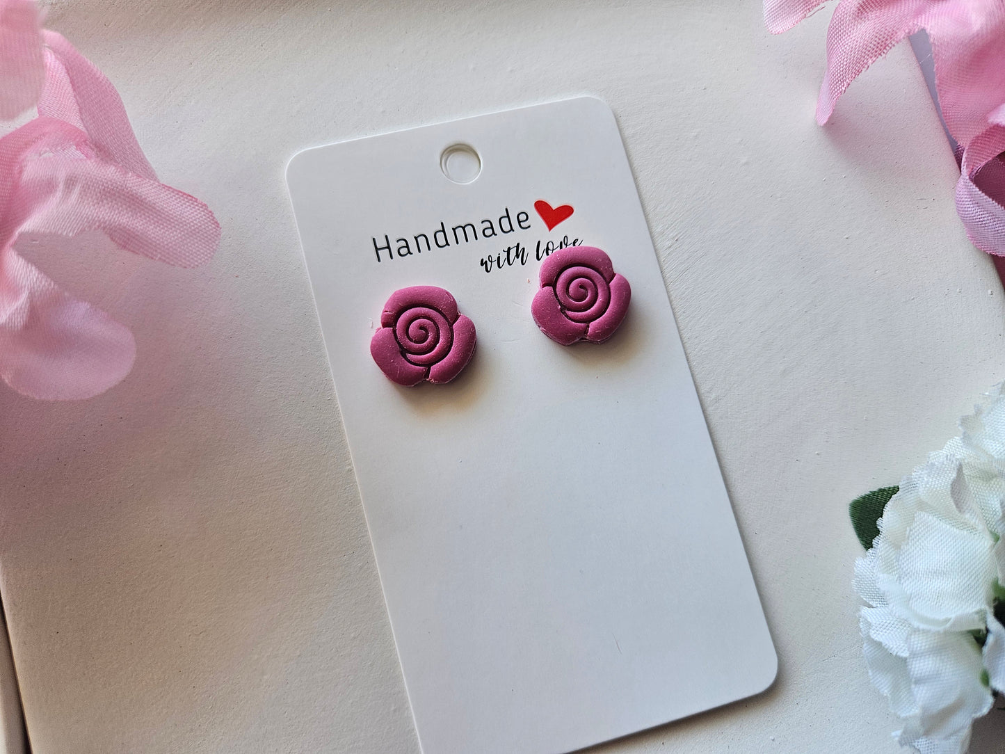 Rose Stud Earrings