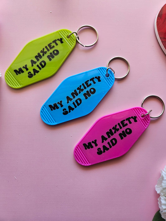 My Anxiety Keychain