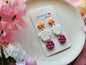 Ghost and Flowers Earrings