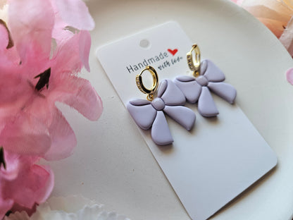 Lillac Bow Earrings