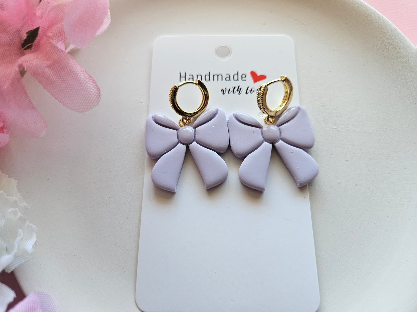 Lillac Bow Earrings