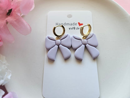 Lillac Bow Earrings