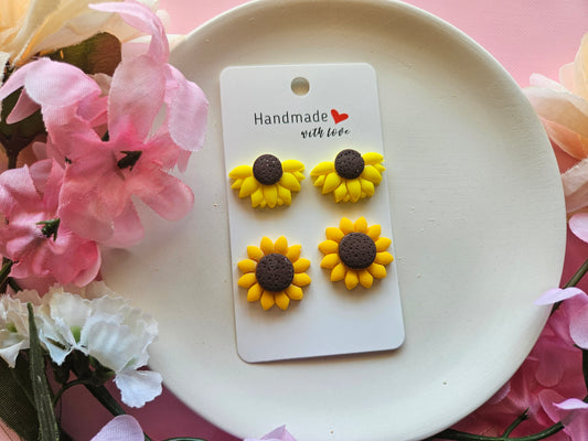 Sunflower Duo Earrings