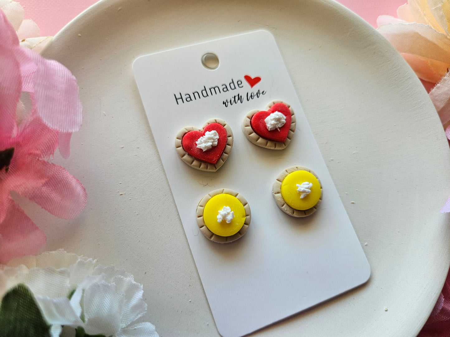 Straberry and Lime Pies Stud Set