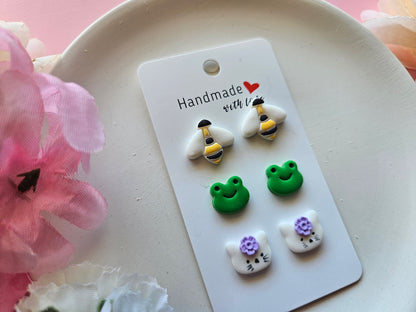 Spring Critters Stud Set