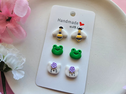 Spring Critters Stud Set