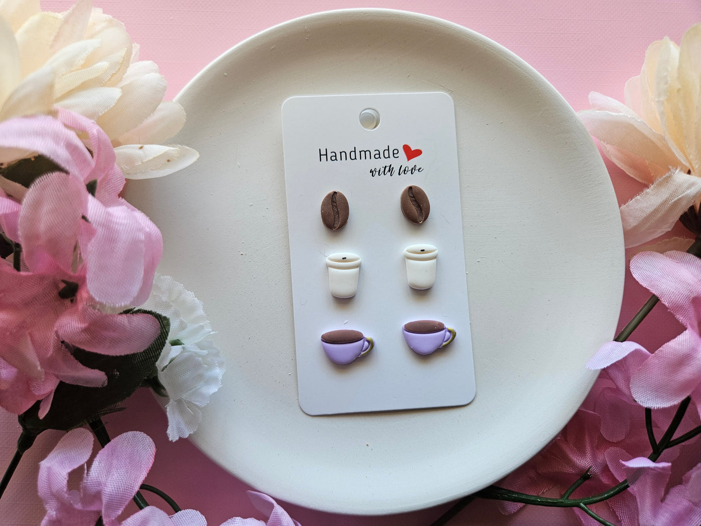 Coffee Lovers Stud Set