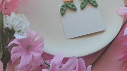 Ghost Flower Earrings