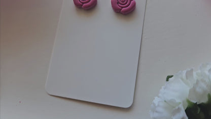 Rose Stud Earrings